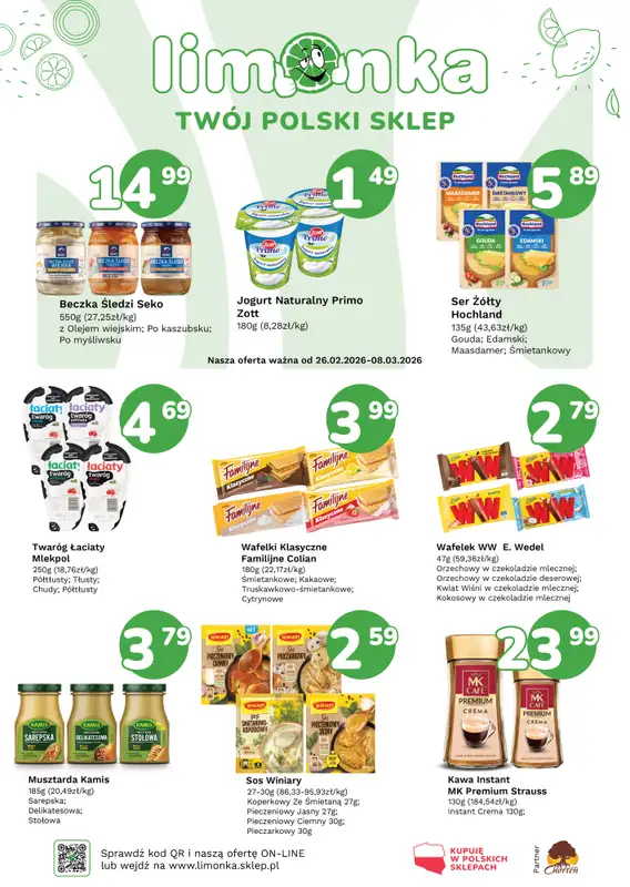 Limonka - gazetka promocyjna Plakaty promocyjne od czwartku 26.02 do niedzieli 08.03 - strona 2