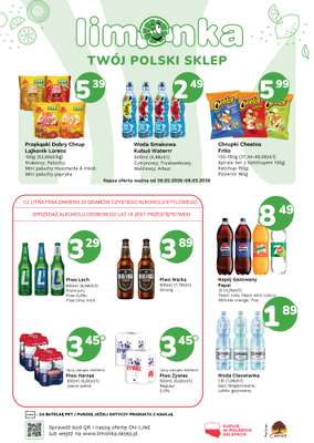 Limonka - gazetka promocyjna Plakaty promocyjne od czwartku 26.02 do niedzieli 08.03