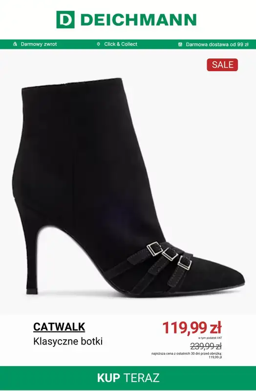Deichmann - gazetka promocyjna Buty do biura damskie od soboty 14.02  - strona 3