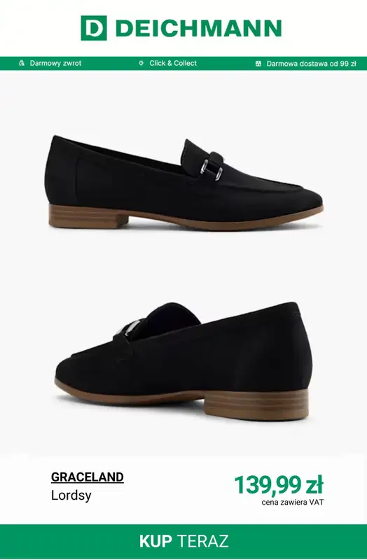 Deichmann - gazetka promocyjna Buty do biura damskie od soboty 14.02  - strona 12