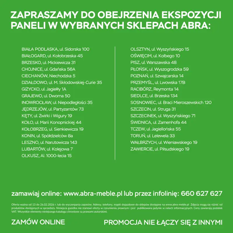 Abra Meble - gazetka promocyjna Gazetka od piątku 13.02 do czwartku 26.02 - strona 20