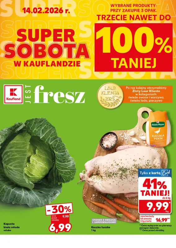 Kaufland - gazetka promocyjna Oferta Kaufland - SUPER SOBOTA od soboty 14.02 do soboty 14.02 - strona 2