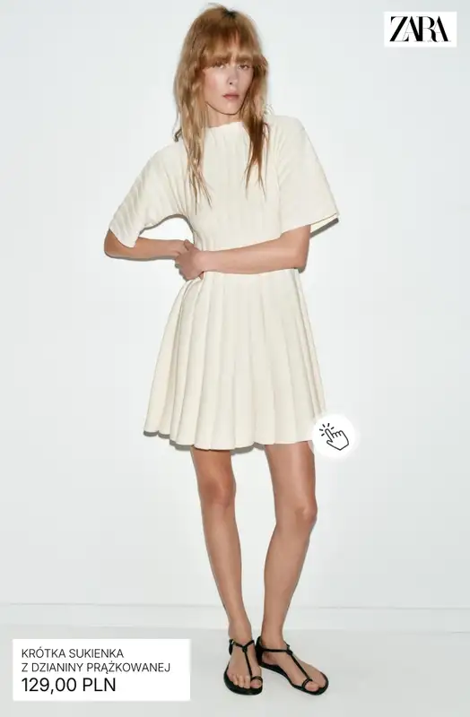 Zara - gazetka promocyjna Sukienki z nowej kolekcji od piątku 13.02  - strona 9