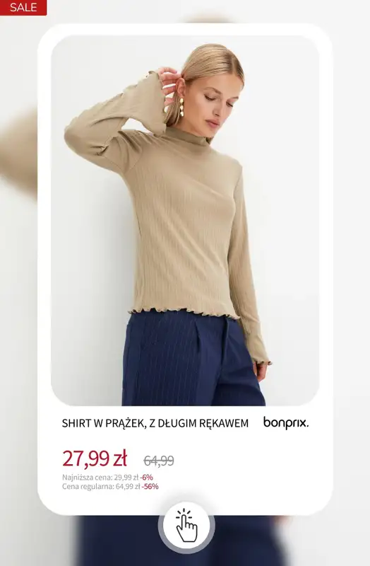 bonprix - gazetka promocyjna Ubrania damskie do 40 zł od piątku 13.02 do wtorku 24.02 - strona 8