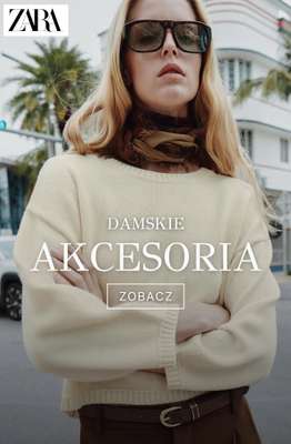 Zara - gazetka promocyjna Akcesoria damskie od soboty 14.02 