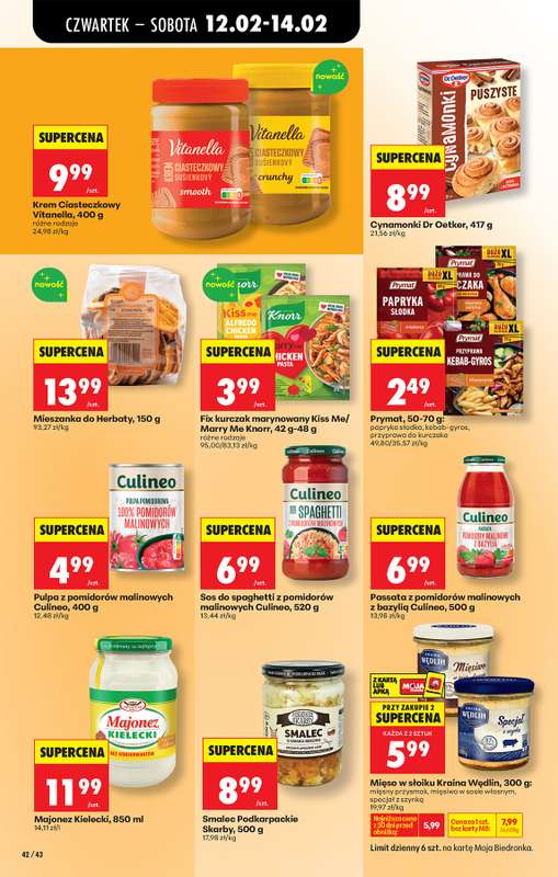 Biedronka - gazetka promocyjna Od czwartku, Z ladą tradycyjną od czwartku 12.02 do środy 18.02 - strona 56
