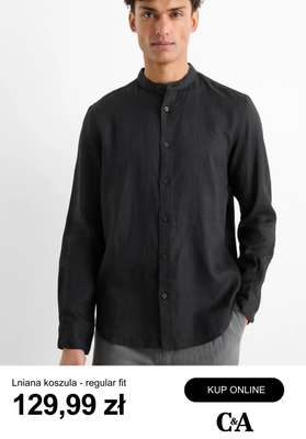 Lniana koszula - regular fit