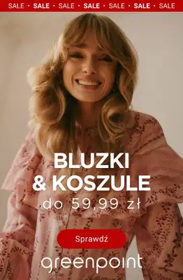 Greenpoint - gazetka promocyjna Bluzki & koszule do 59,99 zł od piątku 13.02 