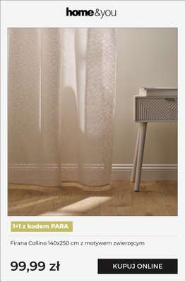 home&you - gazetka promocyjna Wielosztuki 1+1 Zasłony i firany od soboty 14.02 do poniedziałku 02.03 - strona 7