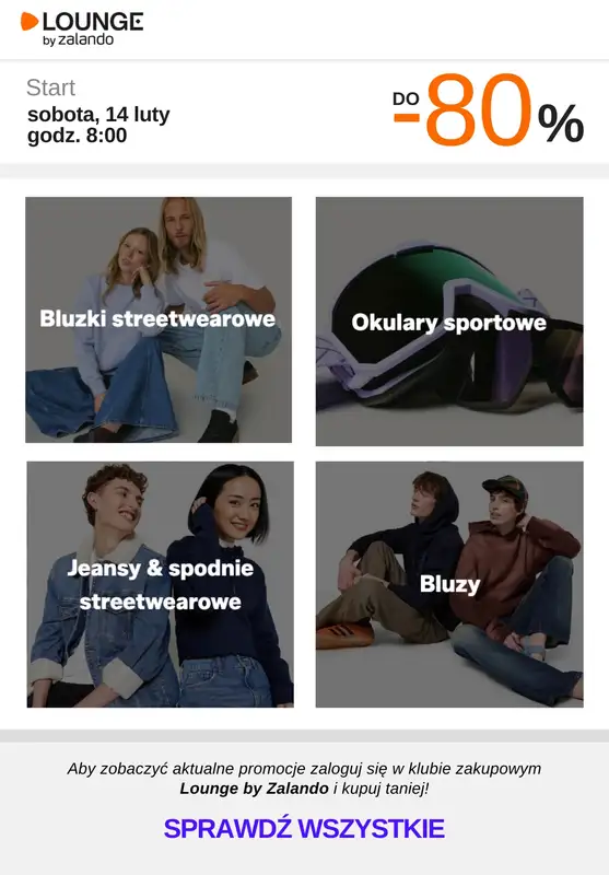 Lounge by Zalando - gazetka promocyjna Do -80% promocje na wybrane marki na WEEKEND! od soboty 14.02 do niedzieli 15.02 - strona 8