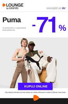 Lounge by Zalando - gazetka promocyjna Do -71% Puma od piątku 13.02 do poniedziałku 16.02