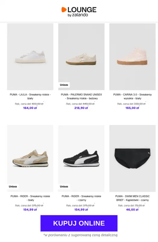 Lounge by Zalando - gazetka promocyjna Do -71% Puma od piątku 13.02 do poniedziałku 16.02 - strona 12