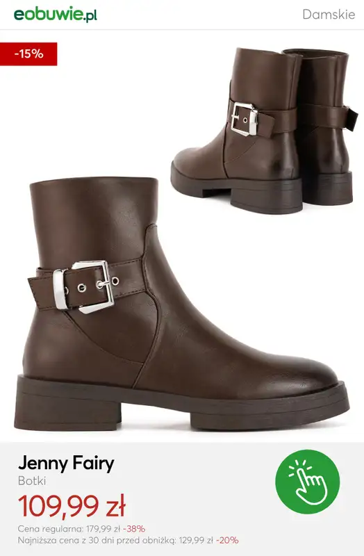 eobuwie.pl - gazetka promocyjna Damskie botki i sztyblety – super okazje! od piątku 13.02  - strona 5