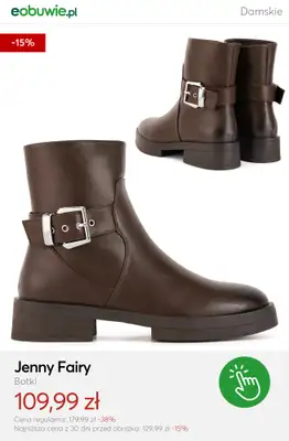 eobuwie.pl - gazetka promocyjna Damskie botki i sztyblety – super okazje! od piątku 13.02  - strona 5