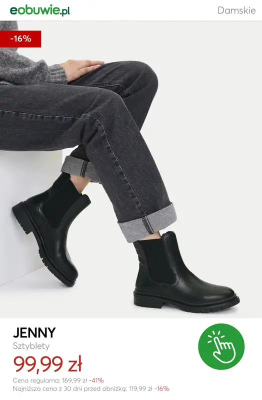 eobuwie.pl - gazetka promocyjna Damskie botki i sztyblety – super okazje! od piątku 13.02  - strona 2
