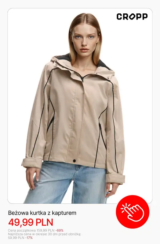 Cropp - gazetka promocyjna Kurtki i płaszcze dla niej od piątku 13.02  - strona 7