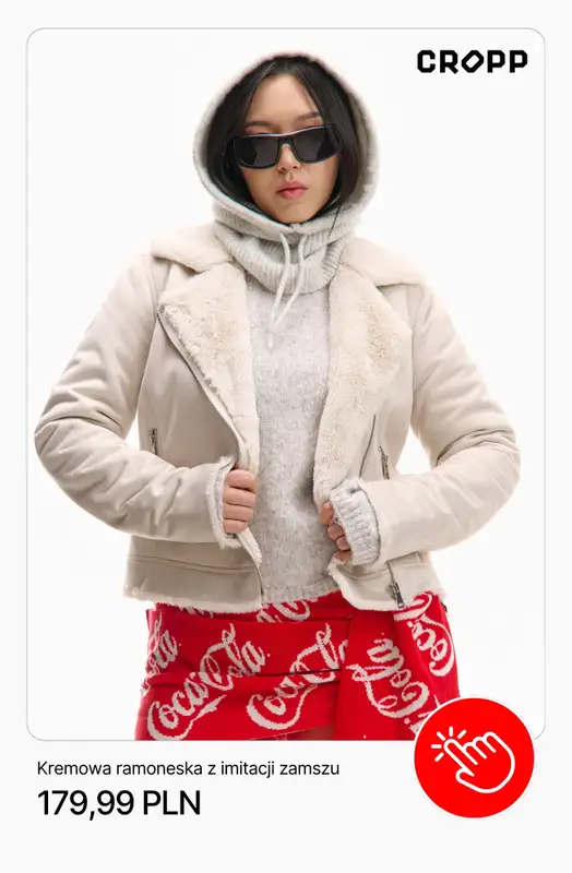 Cropp - gazetka promocyjna Kurtki i płaszcze dla niej od piątku 13.02  - strona 11