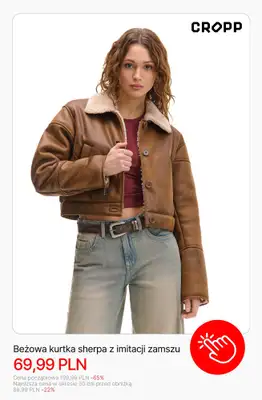 Cropp - gazetka promocyjna Kurtki i płaszcze dla niej od piątku 13.02  - strona 3