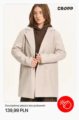 Cropp - gazetka promocyjna Kurtki i płaszcze dla niej od piątku 13.02  - strona 2