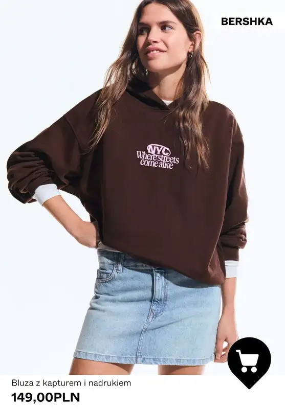 Bershka - gazetka promocyjna Bluzy damskie od piątku 13.02  - strona 4