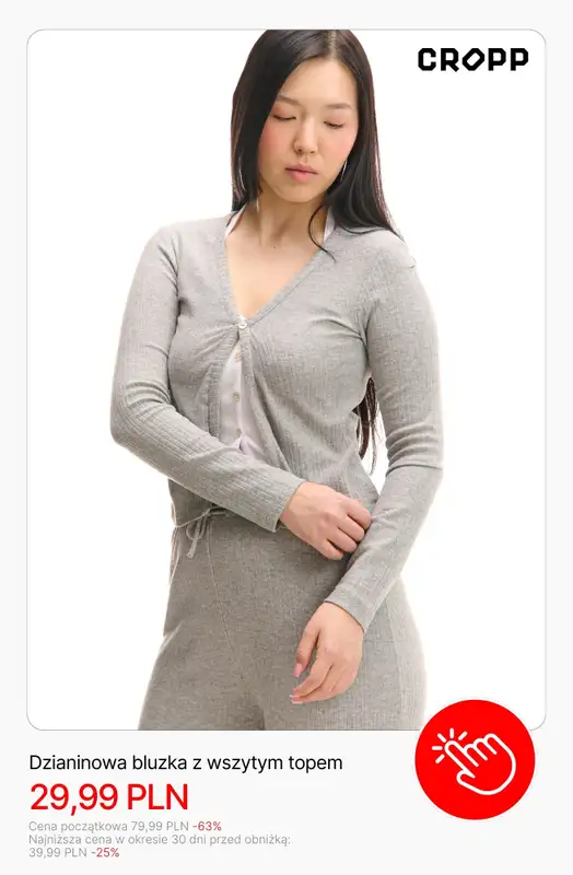 Cropp - gazetka promocyjna Bluzki damskie już od 19,99 zł od soboty 14.02  - strona 3