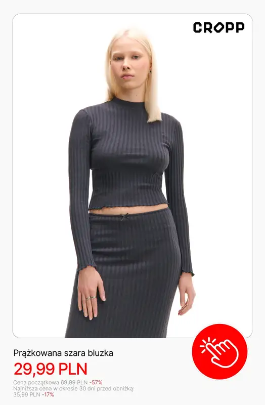 Cropp - gazetka promocyjna Bluzki damskie już od 19,99 zł od soboty 14.02  - strona 2
