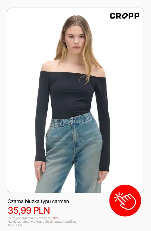Cropp - gazetka promocyjna Bluzki damskie już od 19,99 zł od soboty 14.02  - strona 9