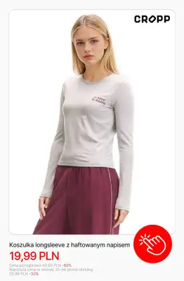 Cropp - gazetka promocyjna Bluzki damskie już od 19,99 zł od soboty 14.02  - strona 4