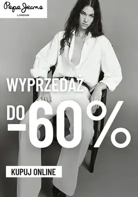 BEST SALE - gazetka promocyjna Pepe Jeans | Do -60% na wyprzedaży od niedzieli 15.02 