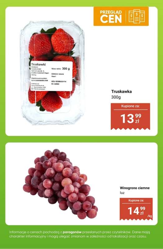 Dino - gazetka promocyjna Owoce i warzywa - przegląd cen od poniedziałku 16.02 do niedzieli 22.02 - strona 11