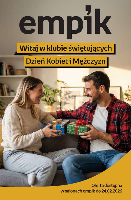 Empik - gazetka promocyjna Katalog: Dzień kobiet i Mężczyzn od soboty 14.02 do wtorku 24.02