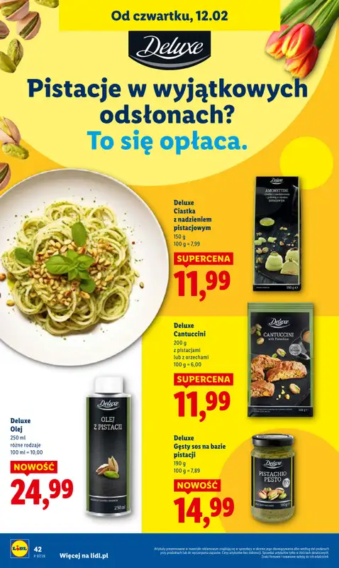 Lidl - gazetka promocyjna Oferta od czwartku od czwartku 12.02 do soboty 14.02 - strona 42