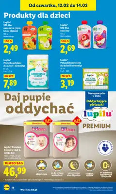 Lidl - gazetka promocyjna Oferta od czwartku od czwartku 12.02 do soboty 14.02 - strona 58