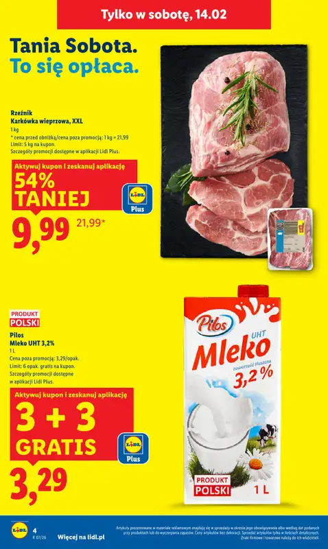 Lidl - gazetka promocyjna Oferta od czwartku od czwartku 12.02 do soboty 14.02 - strona 4