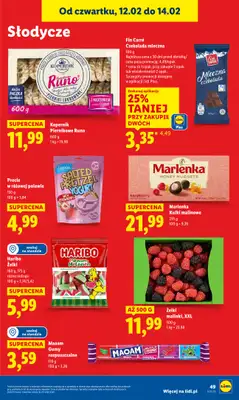 Lidl - gazetka promocyjna Oferta od czwartku od czwartku 12.02 do soboty 14.02 - strona 49
