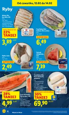 Lidl - gazetka promocyjna Oferta od czwartku od czwartku 12.02 do soboty 14.02 - strona 40
