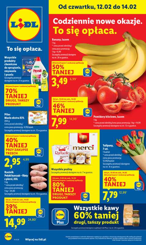 Lidl - gazetka promocyjna Oferta od czwartku od czwartku 12.02 do soboty 14.02