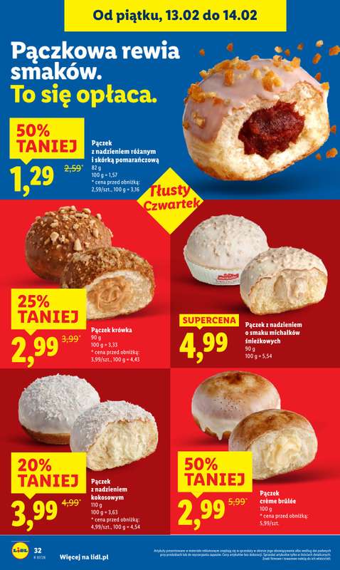 Lidl - gazetka promocyjna Oferta od czwartku od czwartku 12.02 do soboty 14.02 - strona 32