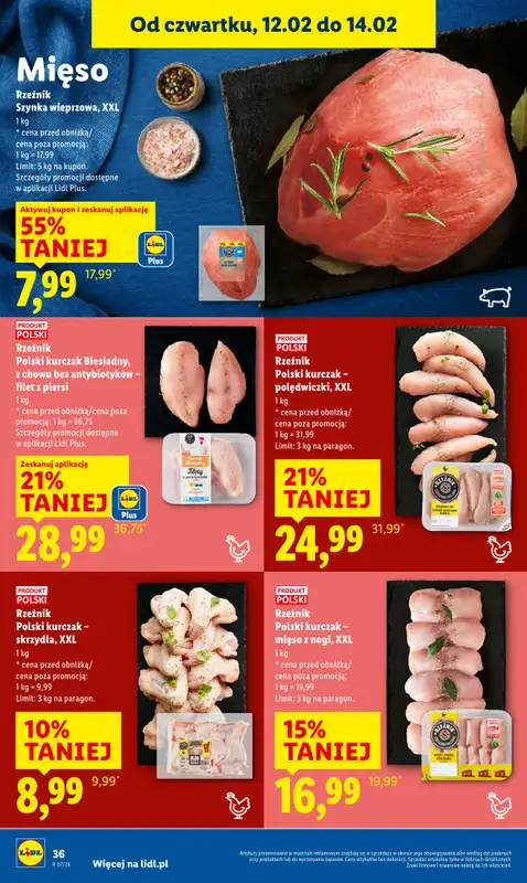 Lidl - gazetka promocyjna Oferta od czwartku od czwartku 12.02 do soboty 14.02 - strona 36