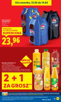 Lidl - gazetka promocyjna Oferta od czwartku od czwartku 12.02 do soboty 14.02 - strona 23