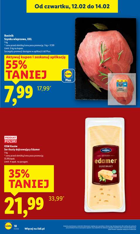 Lidl - gazetka promocyjna Oferta od czwartku od czwartku 12.02 do soboty 14.02 - strona 18