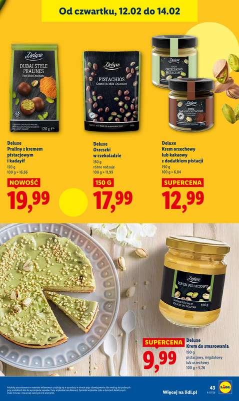Lidl - gazetka promocyjna Oferta od czwartku od czwartku 12.02 do soboty 14.02 - strona 43