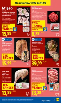 Lidl - gazetka promocyjna Oferta od czwartku od czwartku 12.02 do soboty 14.02 - strona 37