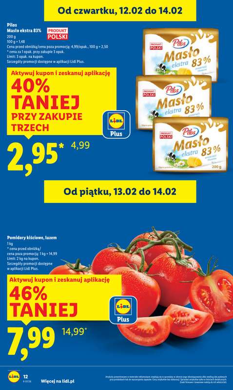 Lidl - gazetka promocyjna Oferta od czwartku od czwartku 12.02 do soboty 14.02 - strona 12