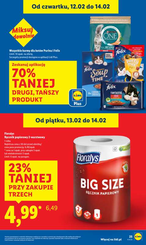 Lidl - gazetka promocyjna Oferta od czwartku od czwartku 12.02 do soboty 14.02 - strona 25