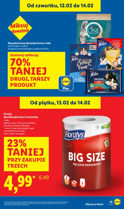Lidl - gazetka promocyjna Oferta od czwartku od czwartku 12.02 do soboty 14.02 - strona 25