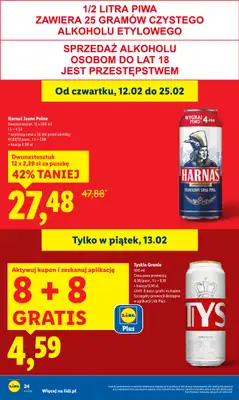 Lidl - gazetka promocyjna Oferta od czwartku od czwartku 12.02 do soboty 14.02 - strona 24
