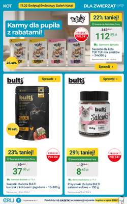 ERLI - gazetka promocyjna Artykuły dla dziecka i dla pupila - TANIO Z ERLI! od poniedziałku 16.02 do niedzieli 22.02 - strona 2