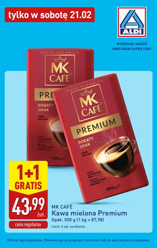 Aldi - gazetka promocyjna Tylko w sobotę! od soboty 21.02 do soboty 21.02 - strona 7