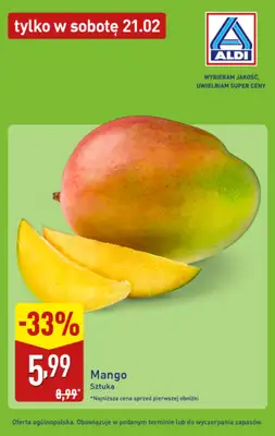Aldi - gazetka promocyjna Tylko w sobotę! od soboty 21.02 do soboty 21.02 - strona 6